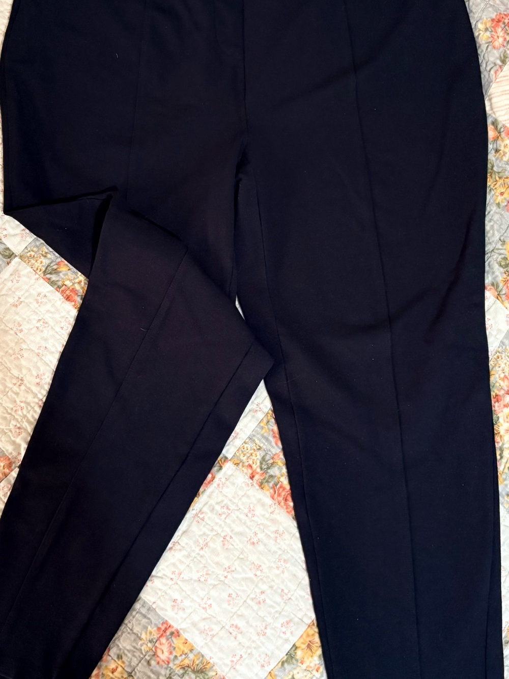 Classic Dark Navy Cropped Women's Trousers Intro Love the Fit from Dillards.